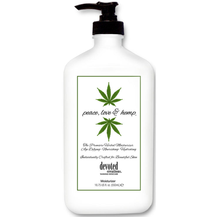 Devoted Creations Peace, Love & Hemp Daily Moisturizer and Tan Extender