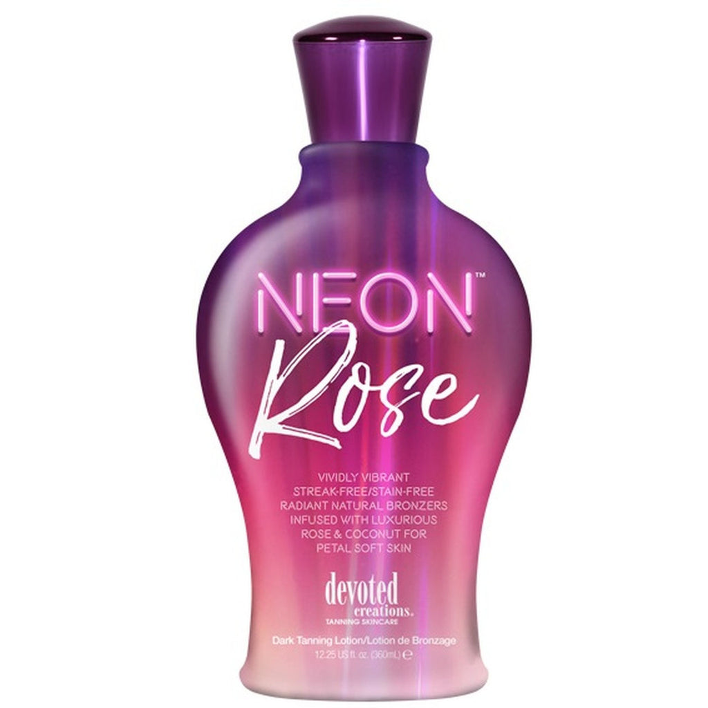 Devoted Creations Neon Rose Natural Bronzer Tanning Lotion