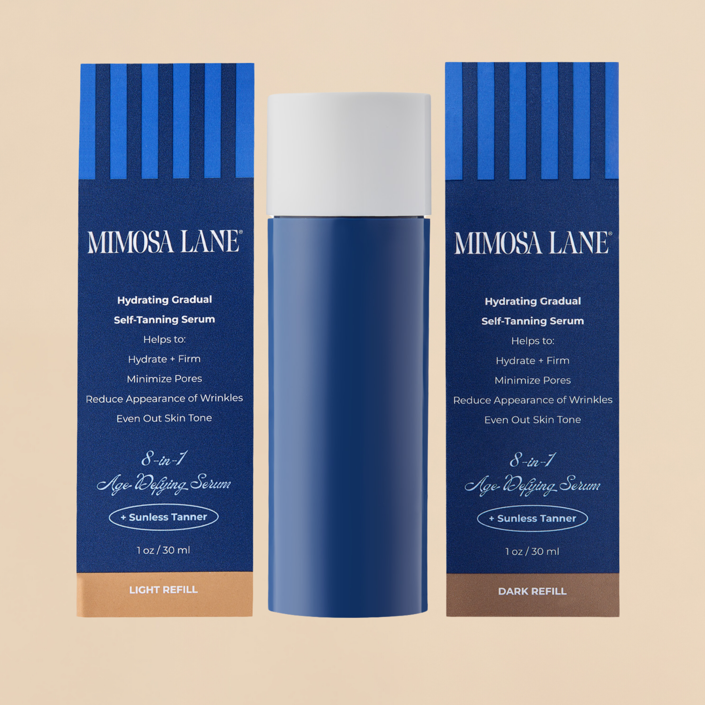 Mimosa Lane Refill Only — 8-in-1 Serum + Sunless Tanner (For Existing Bottle)
