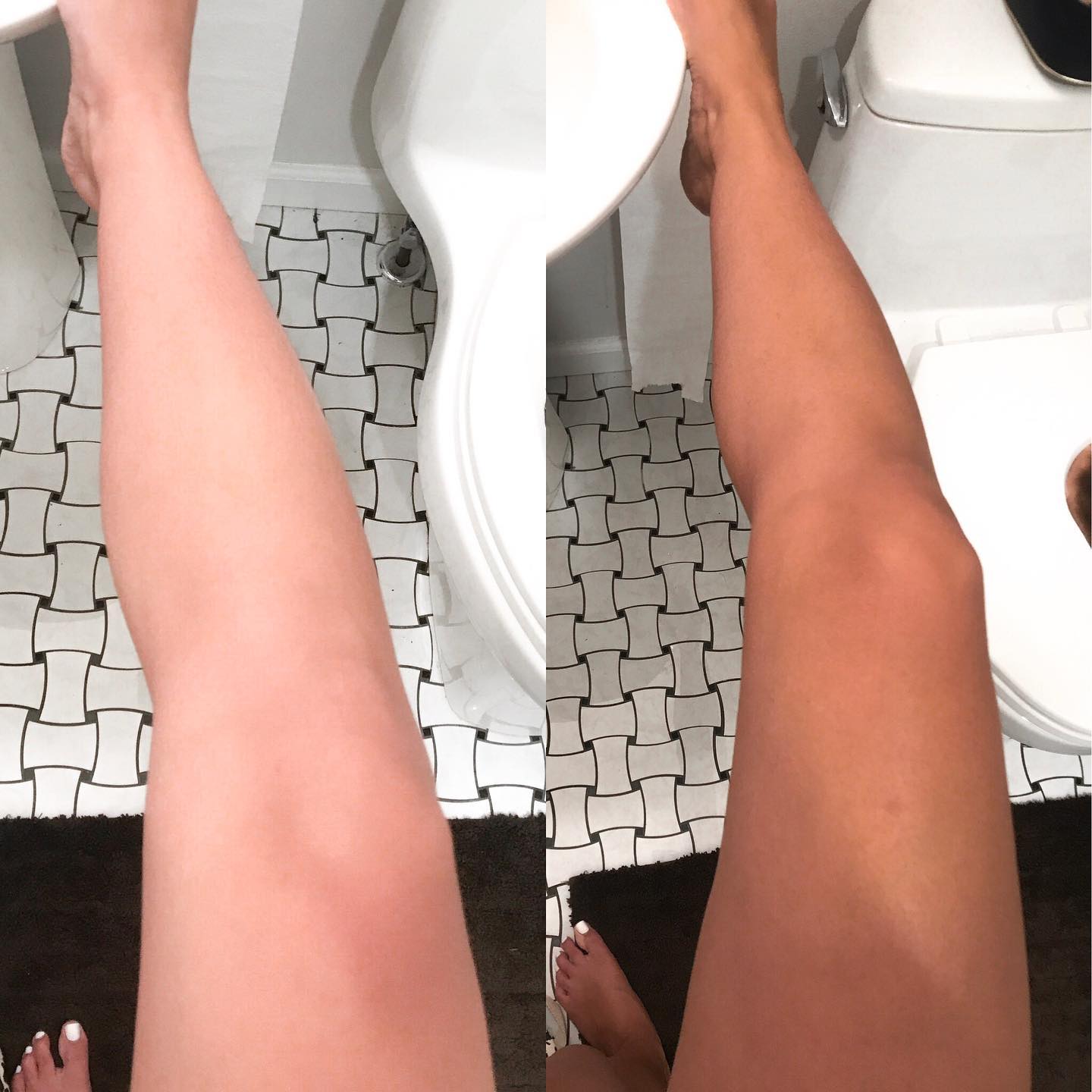 Rose Gold Sunless Rapid Rinse Self Tanning Mousse — Dark Neutral Bronze Whipped Foam