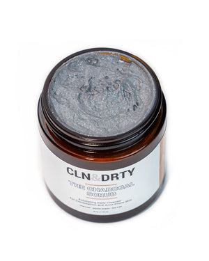 CLN&DRTY Natural Skincare The Charcoal Scrub - charcoal and tea tree exfoliating cleanser