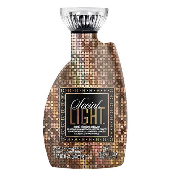 Devoted Creations Social Light Tanning Bed Lotion Bronzer