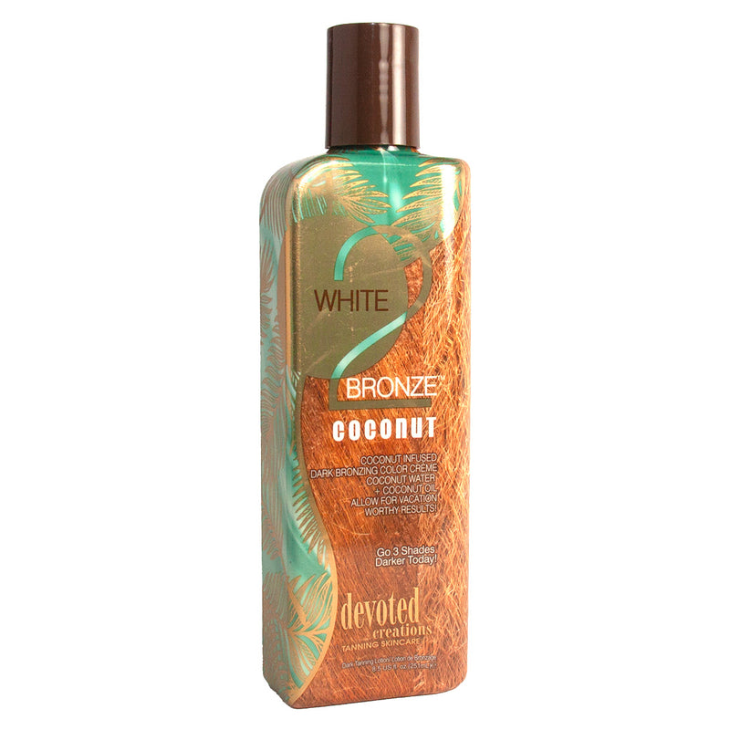 Devoted Creations White 2 Bronze Coconut Tanning Bed Lotion