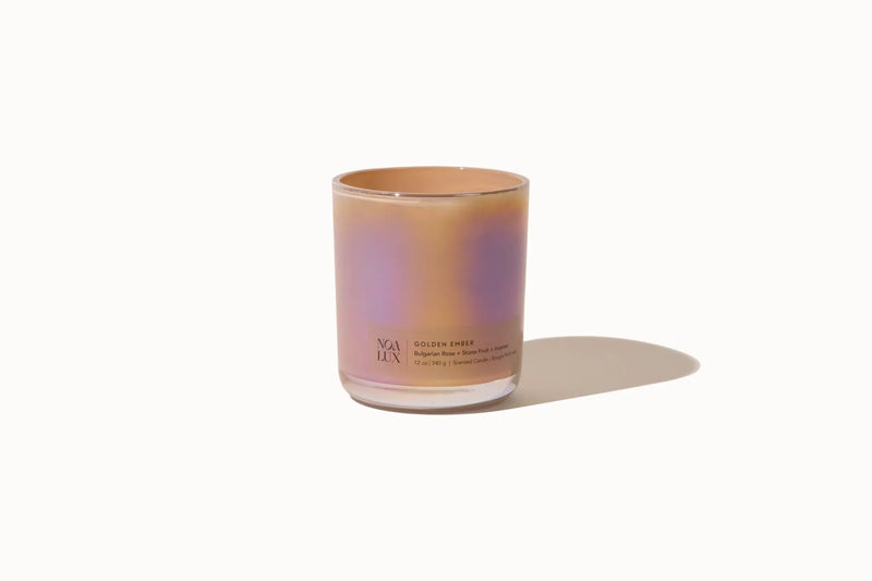 Noa Lux Golden Ember - Rose Petal & Incense Candle