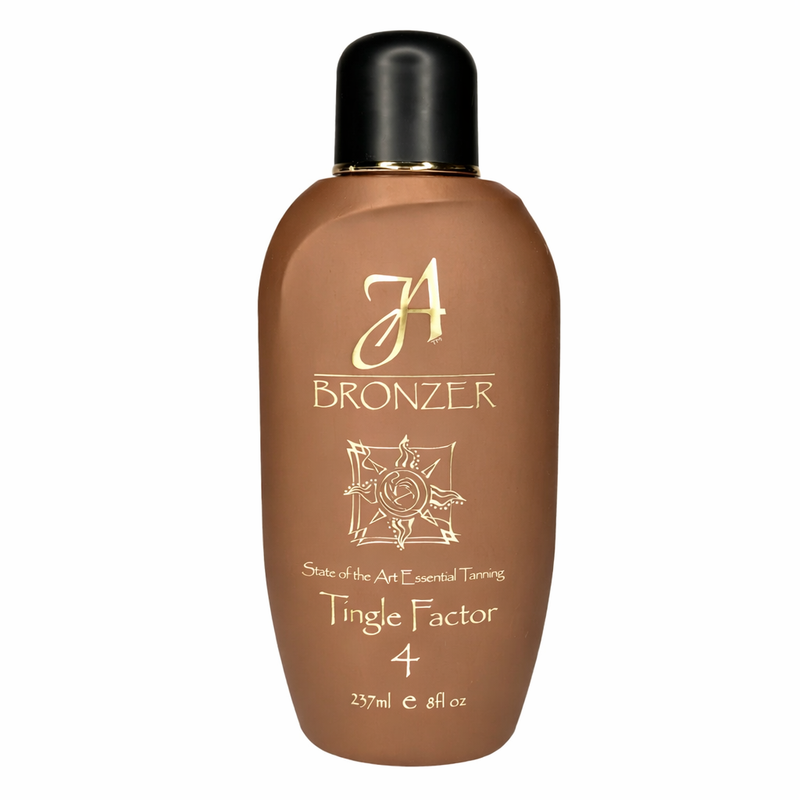 John Abate Bronzer Tingle Factor 4 Indoor Tanning Bed Lotion 