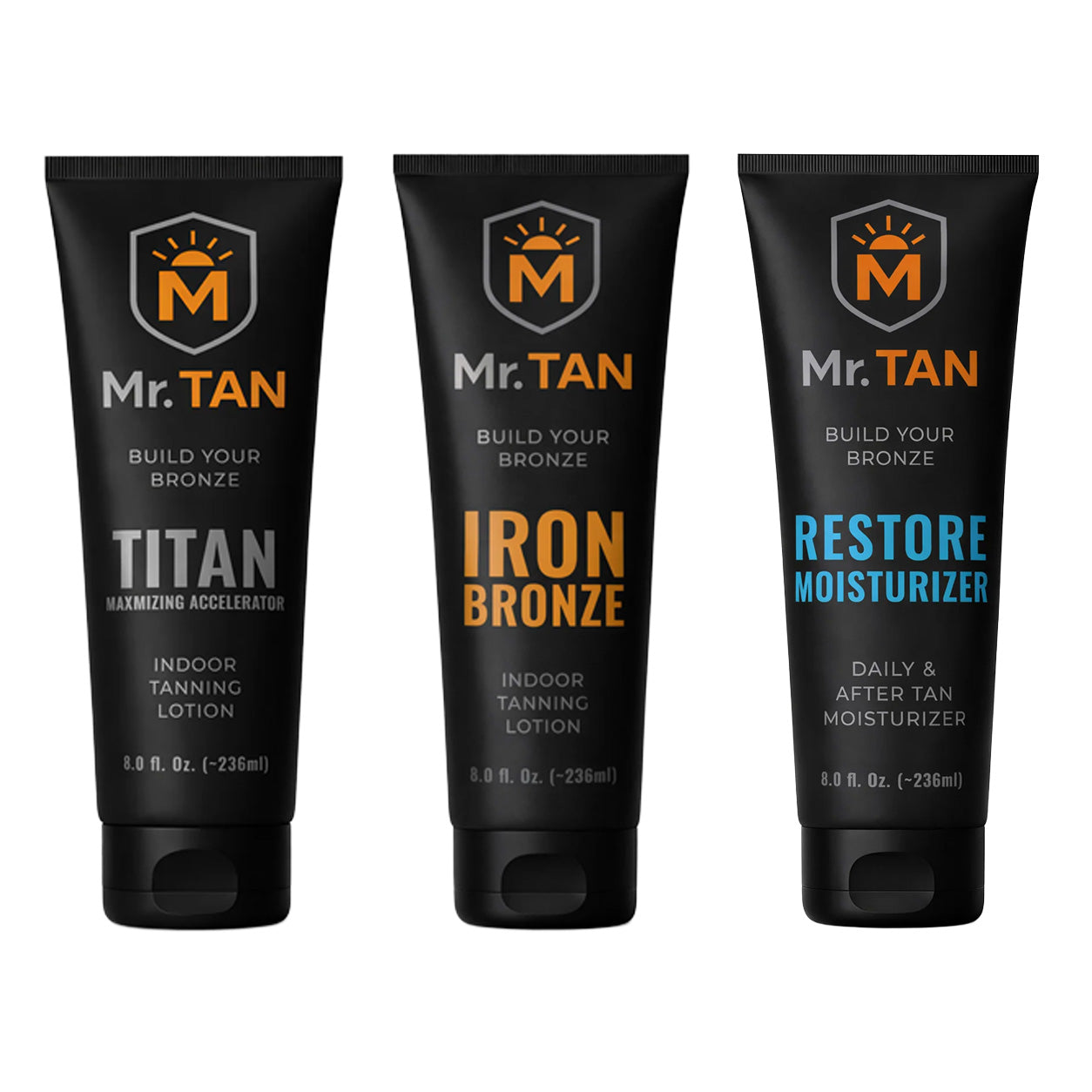 Mr.TAN Mens Start Your Bronze Indoor Tanning Lotion Bundle Products