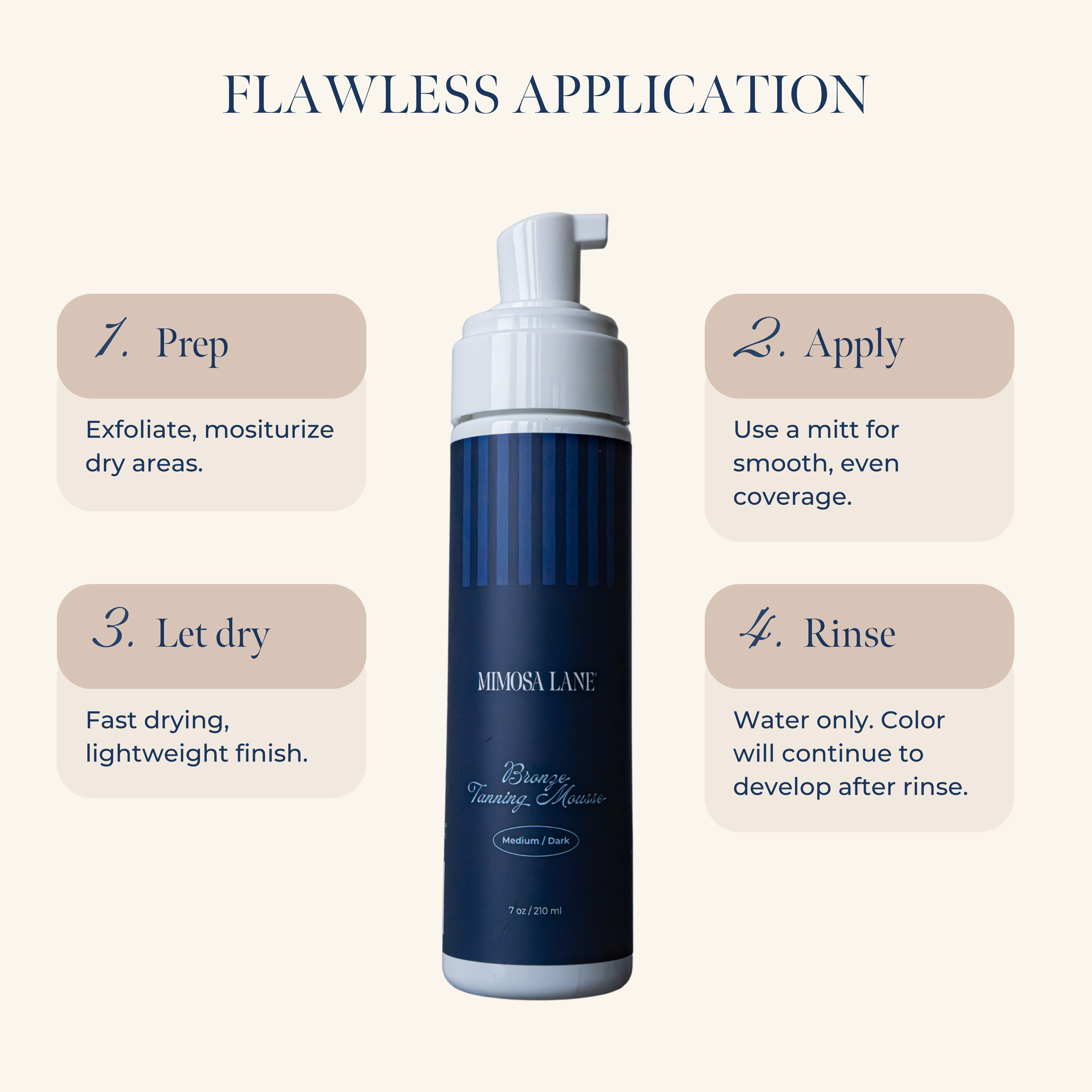 Mimosa Lane Bronze Tanning Mousse