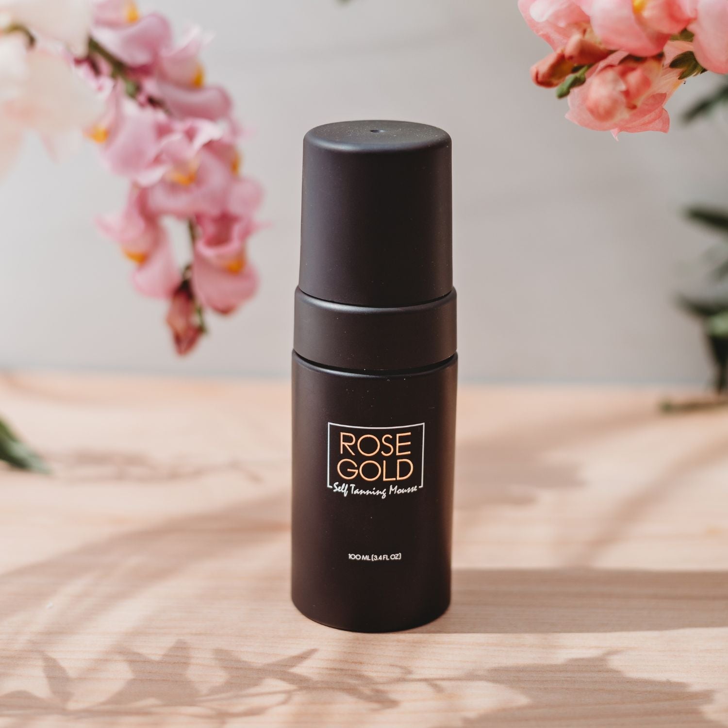 Rose Gold Sunless Travel Size Self Tanning Mousse — Perfect Bronze On-the-Go