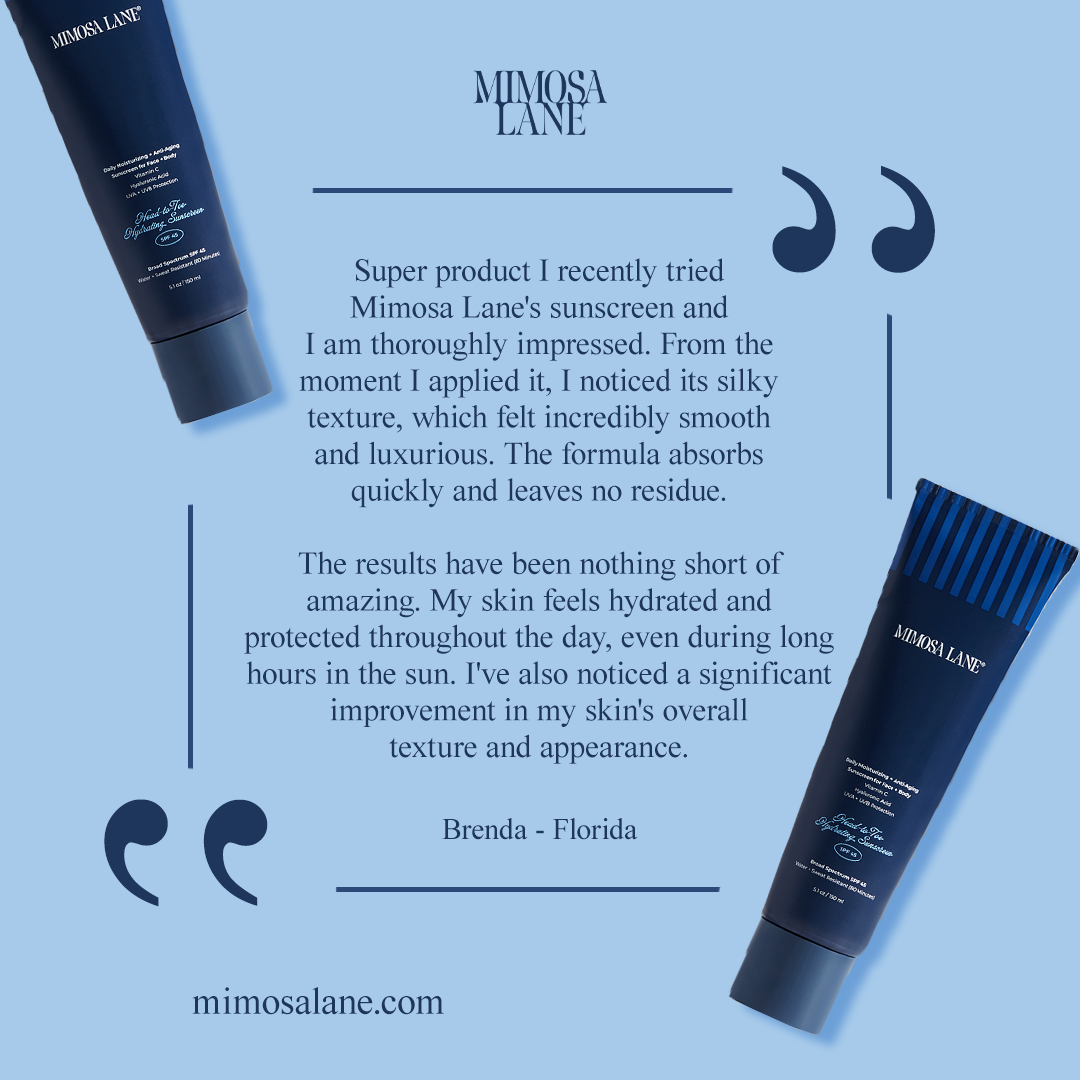 Mimosa Lane Head-to-Toe Hydrating Sunscreen for Face and Body
