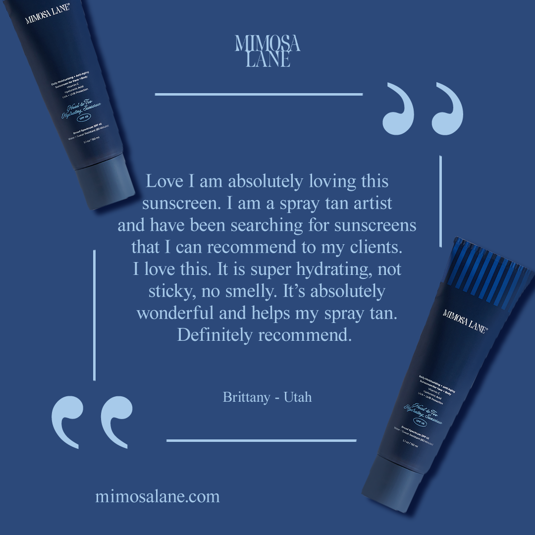 Mimosa Lane Head-to-Toe Hydrating Sunscreen for Face and Body