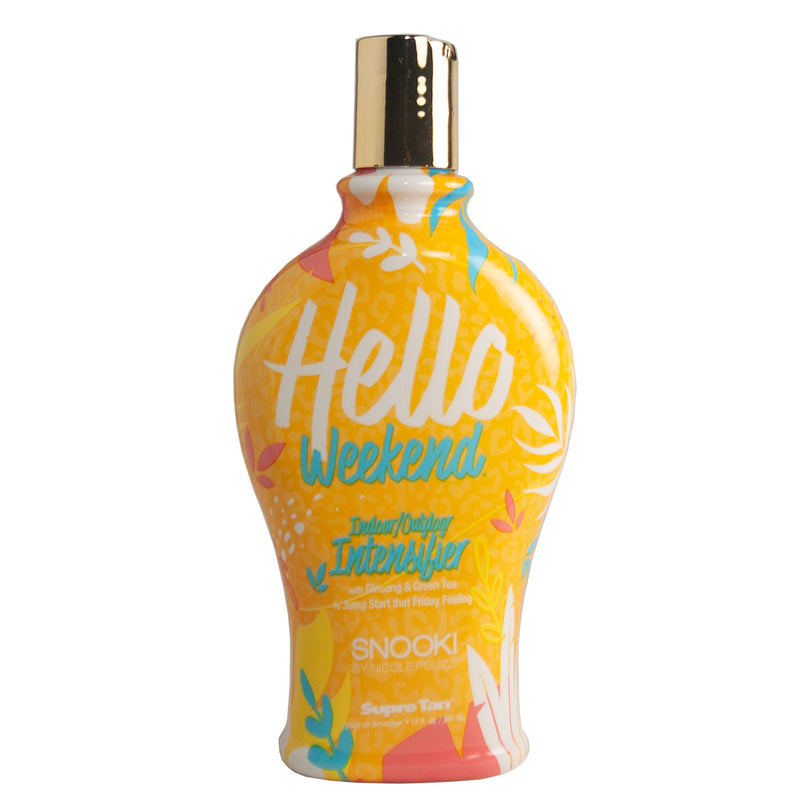Supre Snooki Hello Weekend Tanning Lotion Bottle