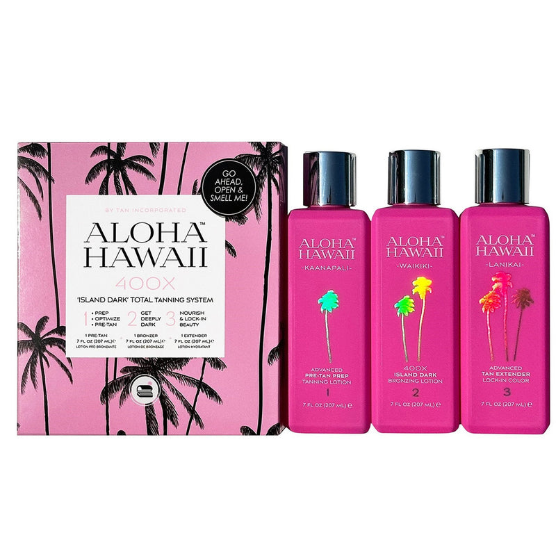 Tan Incorporated Aloha Hawaii Tanning Lotion Box Set