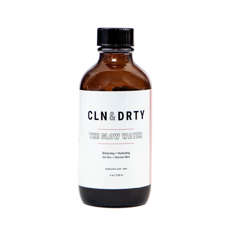 CLN&DRTY Natural Skincare The Glow Water - facial toner for dry to normal skin types