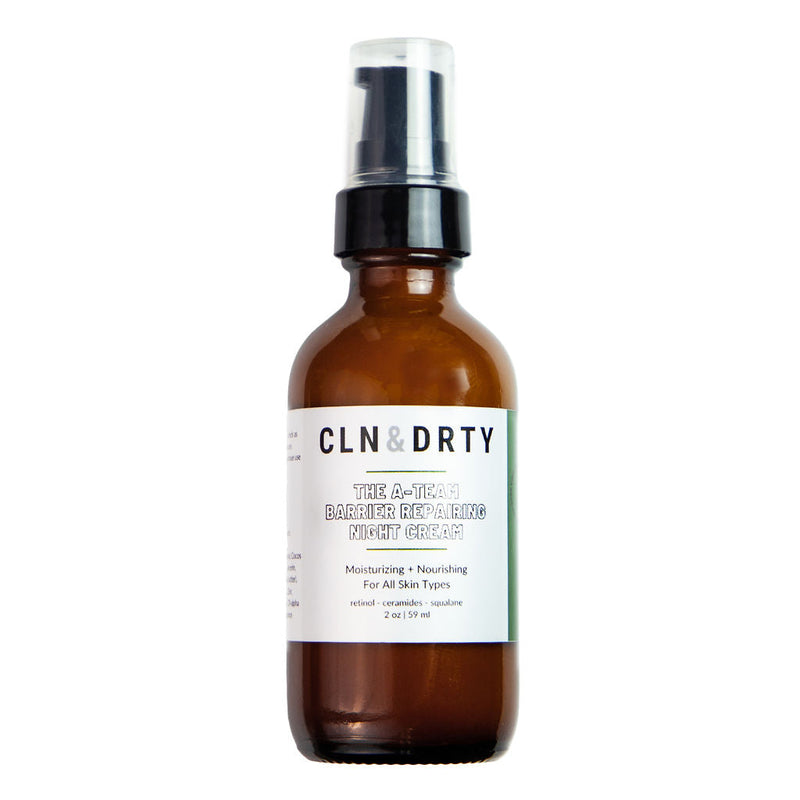 CLN&DRTY Natural Skincare The A-Team Retinol & Barrier Repairing Night Cream