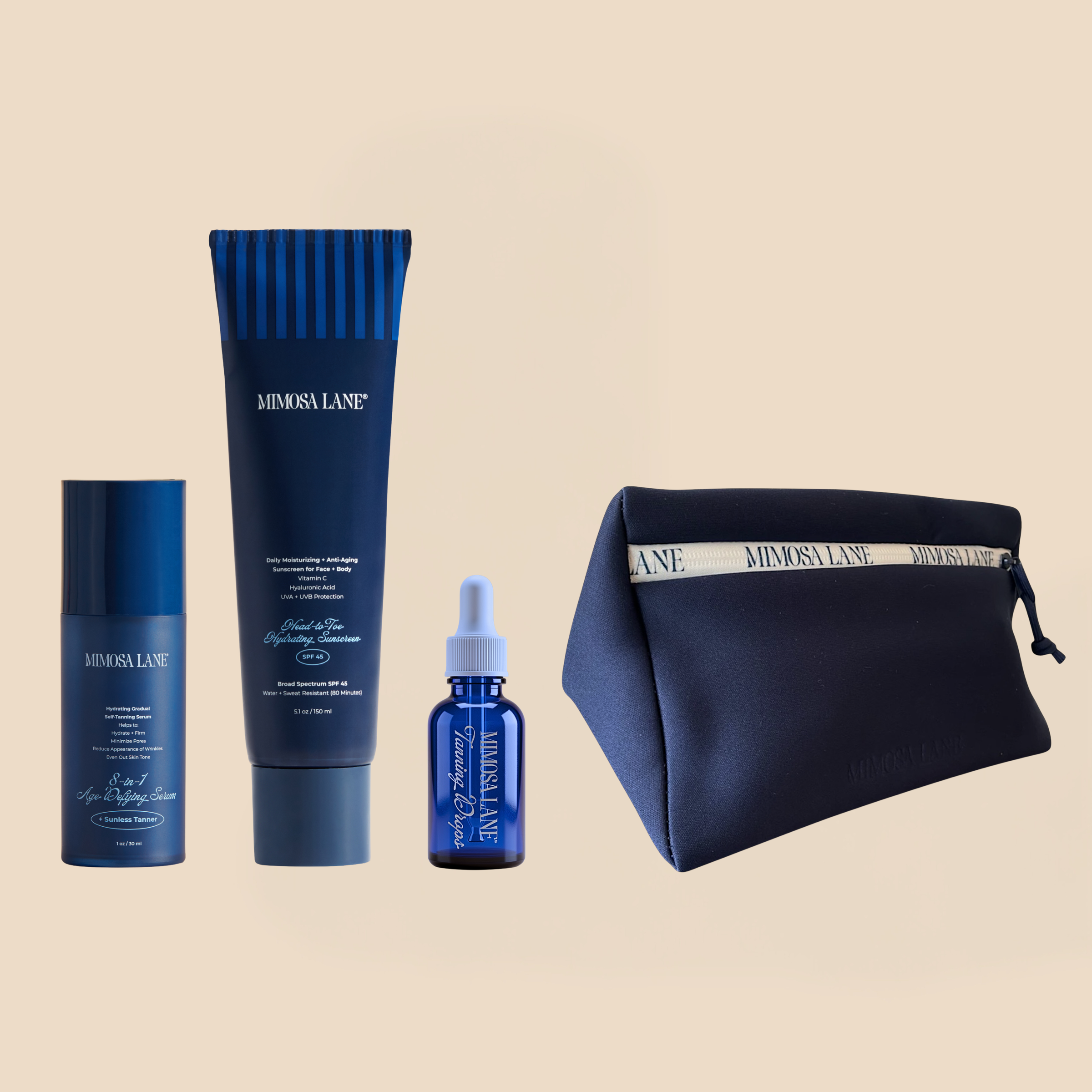 Mimosa Lane The Face Tan Bundle -Dark
