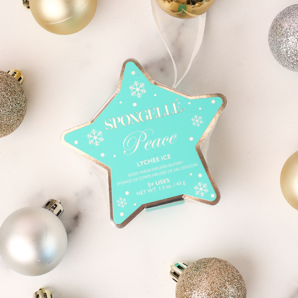 Spongellé Peace | Holiday Star Ornament