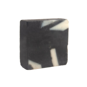 Majestic Lather Aloe and Charcoal Handmade Bar Soap Close Up