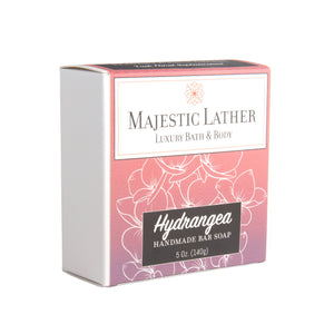 Majestic Lather Hygrangea Handmade Soap Box