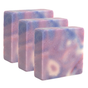 Majestic Lather Love and Passion Handmade Bar Soap Close Up 3 Bars
