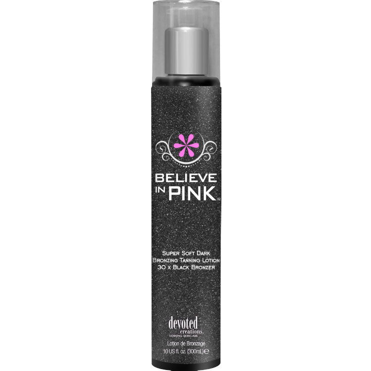 Devoted Creations Believe In Pink Black Bronzer Tanning Lotion