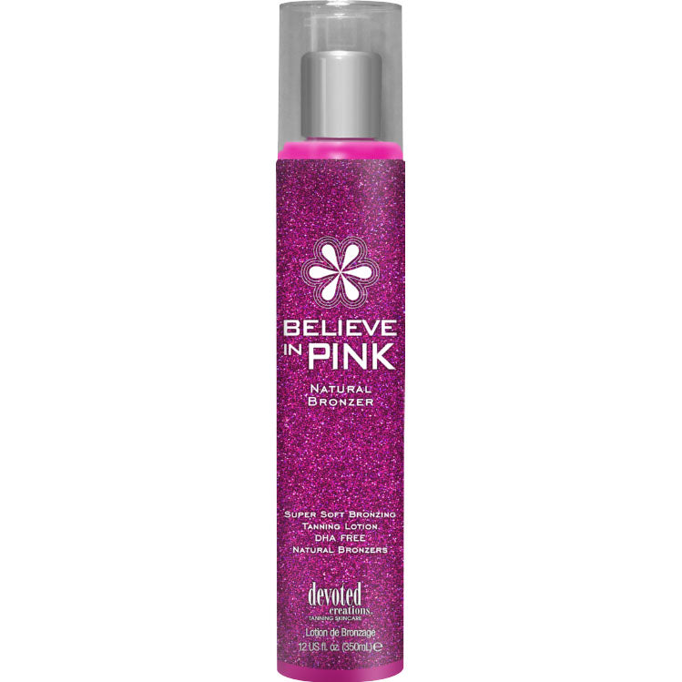 Devoted Creations Believe In Pink Natural Bronzer Indoor Tanning Lotion