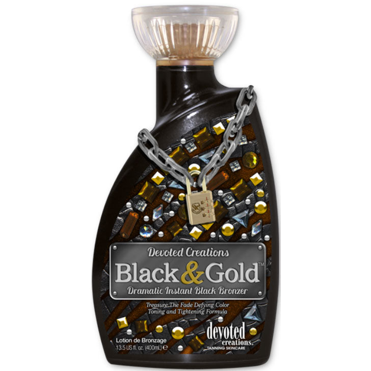 Devoted Creations Black & Gold Tanning Lotion