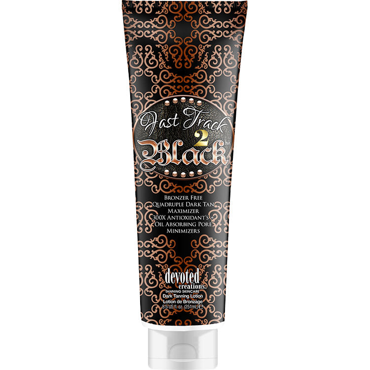 Devoted Creations Fast Track 2 Black Bronzer Free Tanning Lotion Maximizer