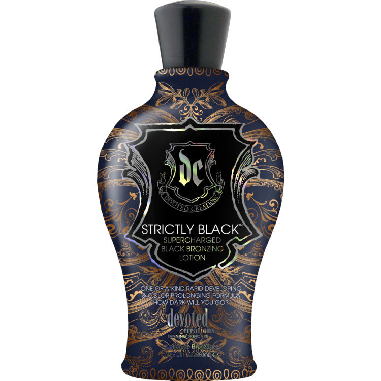 Devoted Creations Strictly Black Tanning Bronzing Lotion for Indoor Tanning