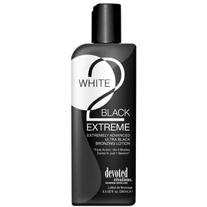 Devoted Creations White 2 Black Extreme Bronzing Indoor Tanning Bed Lotion