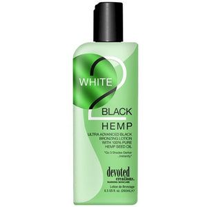 Devoted Creations White 2 Black Hemp Indoor Tanning Lotion
