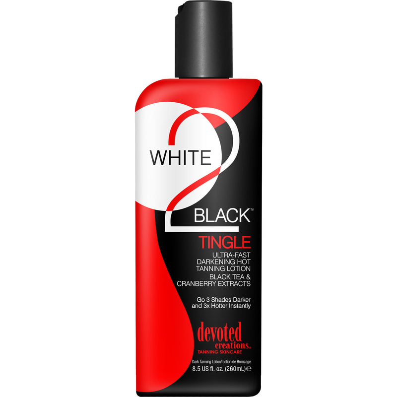 Devoted Creations White 2 Black Bronzer Free Hot Tingle Indoor Tanning Lotion