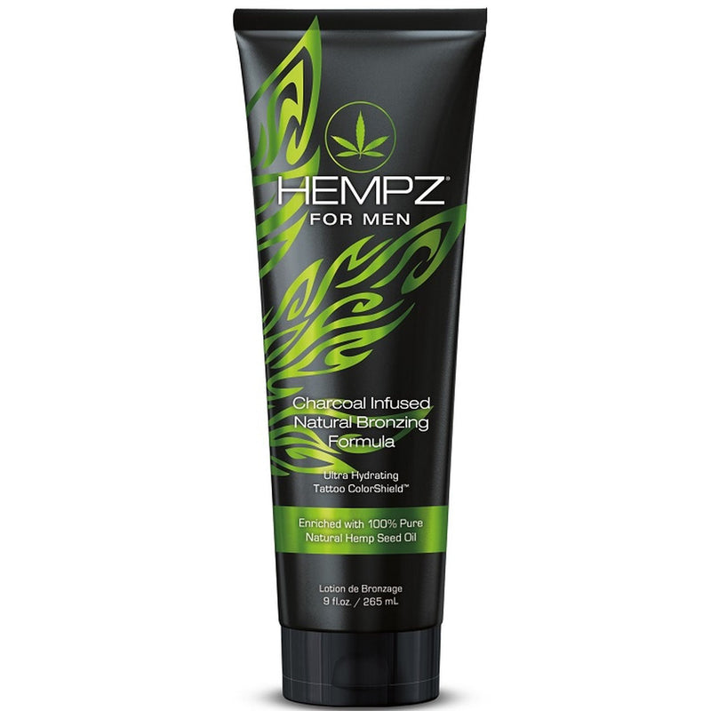 Hempz for Men Natural Bronzing Charcoal Infused Tanning Lotion