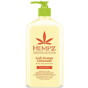 Hempz Goji Orange Lemonade Limited Edition Herbal After Tan and Daily Moisturizer
