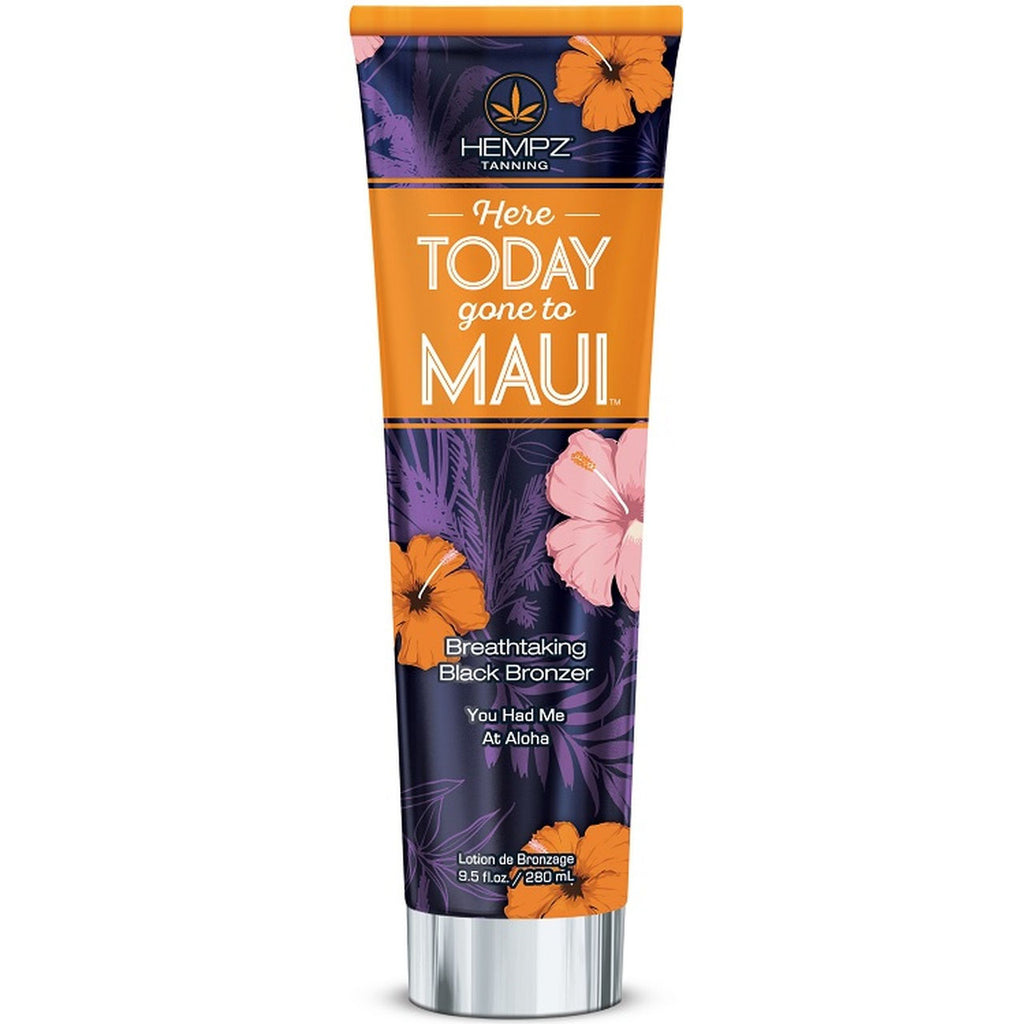 Hempz Here Today Gone to Maui Breathtaking Black Bronzer Tanning Lotion 