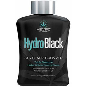 Hempz HydroBlack Dark Bronzing Indoor Tanning Bed Lotion
