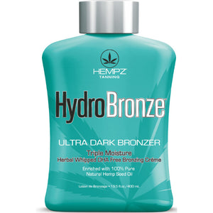 Hempz Hydro Bronze Tanning Lotion with Ultra Dark DHA Free Bronzers