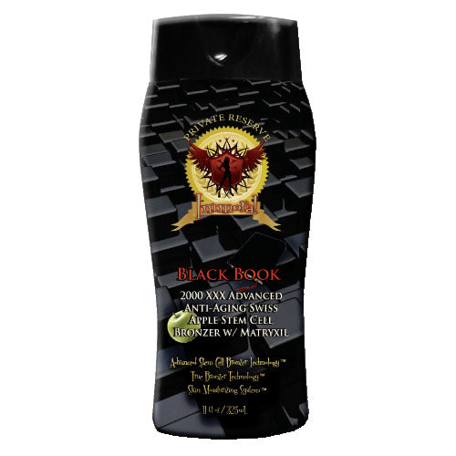 Immoral Black Book 2000 XXX Advanced Anti-Aging Tanning Lotion Bronzer