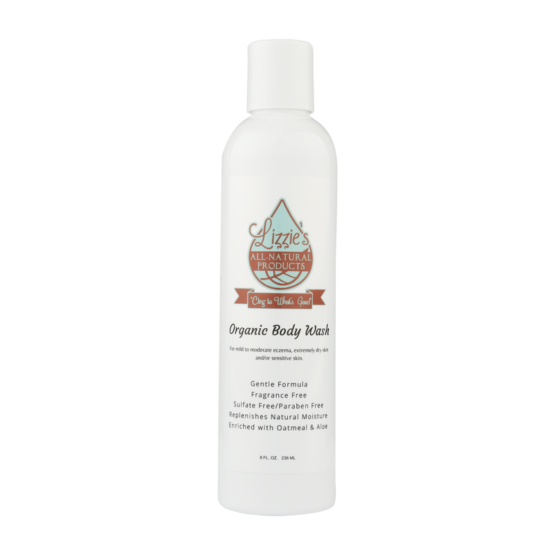 Lizzie's Organic Unscented Body Wash (for eczema and sensitive skin)