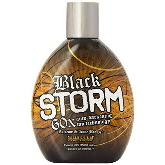 Millennium Black Storm Tanning Lotion Bronzer for Indoor Tanning Beds