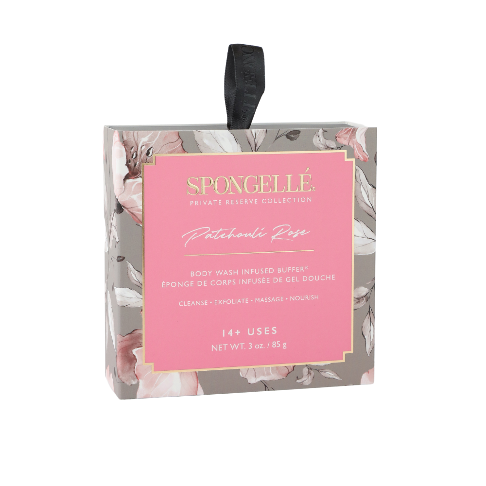 Spongellé Patchouli Rose | Boxed Flower
