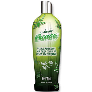 Pro Tan Radically Hemp Tanning Lotion Accelerator For Indoor and Outdoor Tanning