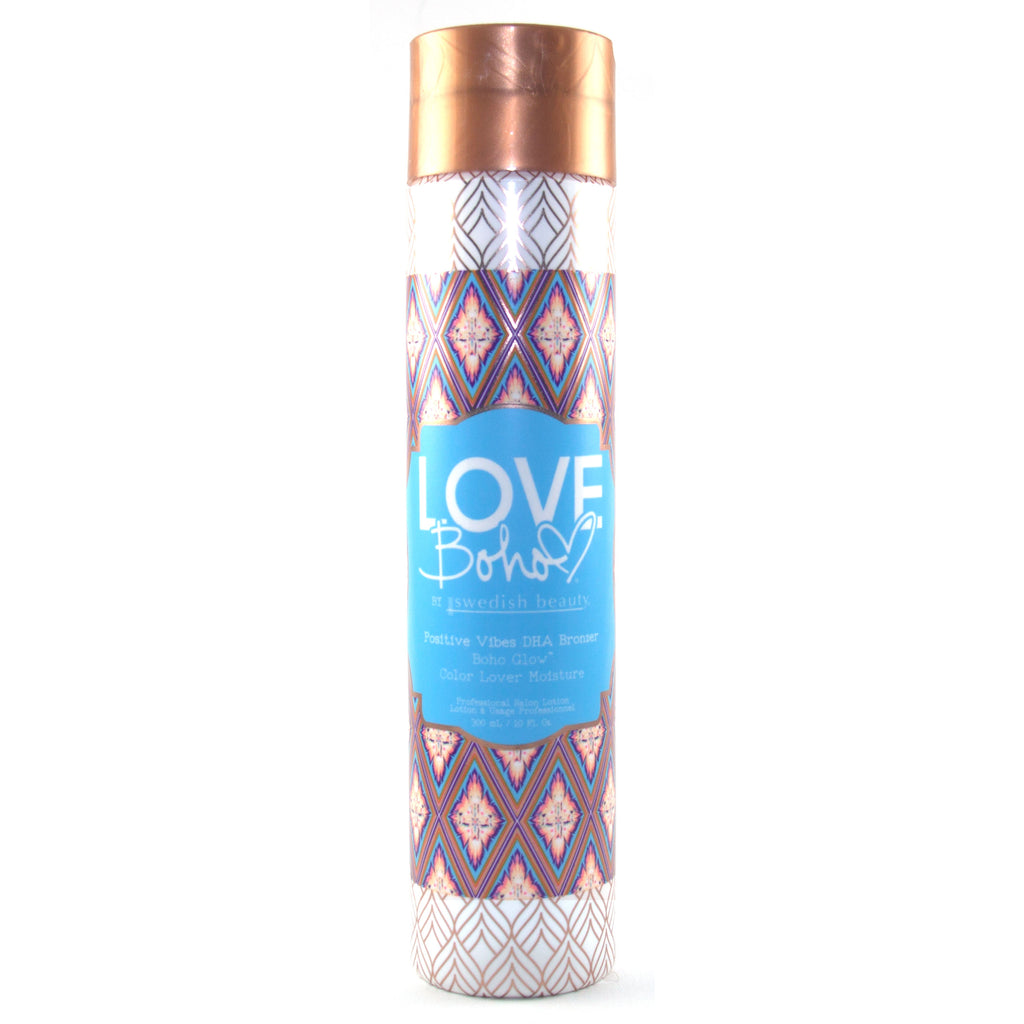 Swedish Beauty Love Boho Positive Vibes DHA Bronzer Tanning Lotion for Tanning Beds