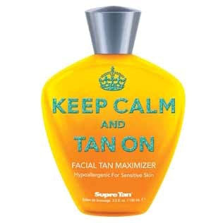 Supre Keep Calm and Tan On Facial Maximizer Tanning Lotion