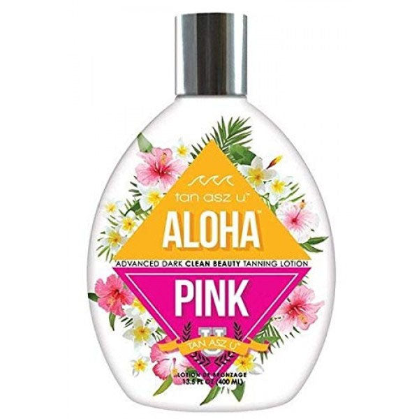 Tan Asz U Aloha Pink Advanced Dark Clean Beauty Tanning Lotion
