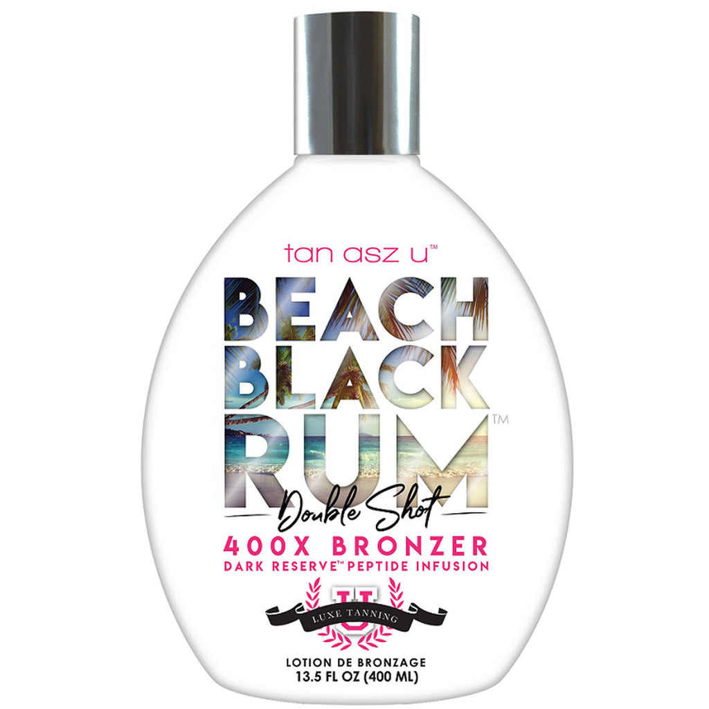 Tan Asz U Beach Black Rum Double Shot 400X Bronzer Tanning Lotion