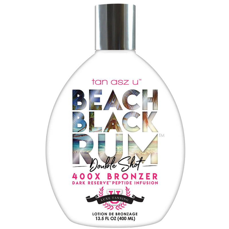 Tan Asz U Beach Black Rum Double Shot 400X Bronzer Tanning Lotion